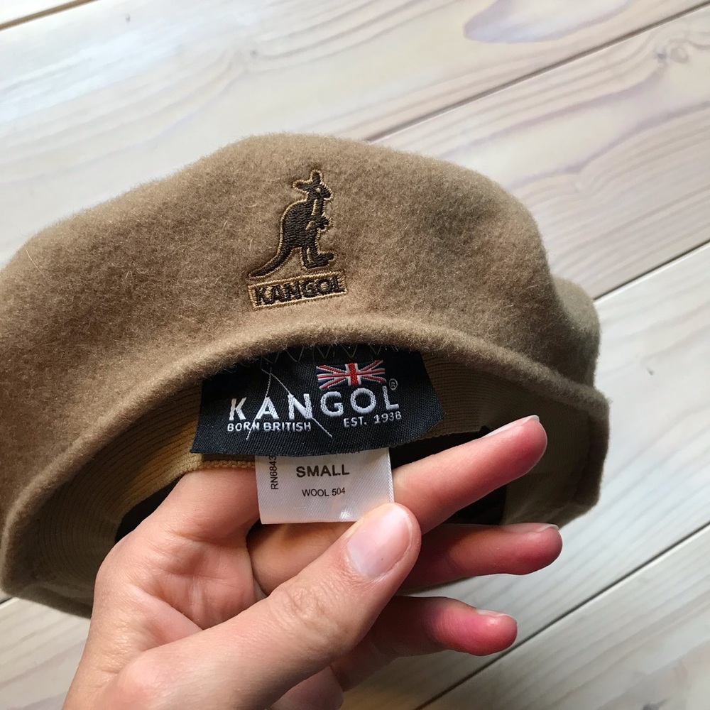Kangol Vintage Tan Wool Beret